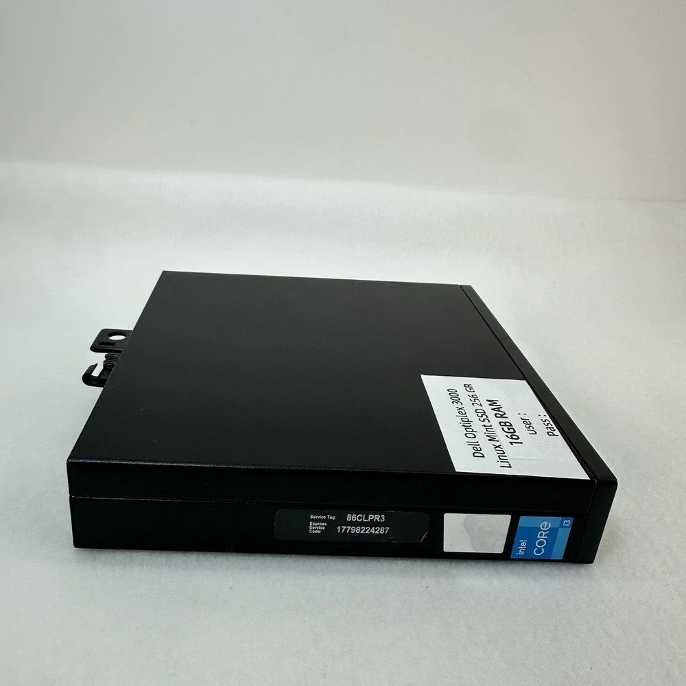 Dell OptiPlex 3000 Micro i3-12100T 16GB RAM 256GB SSD Win 11 w/ AC Adapter